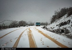 بارش برف و باران در ۵ استان