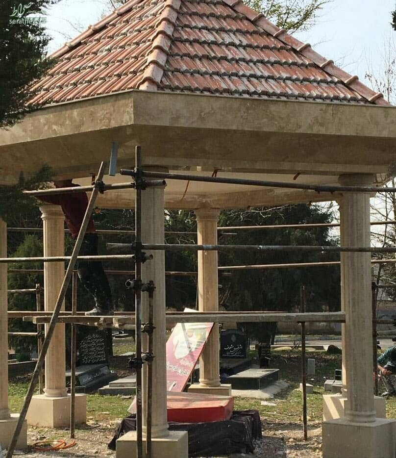 بازسازی مزار مهرداد اولادی در قائمشهر+عکس بازسازی مزار مهرداد اولادی در قائمشهر+عکس