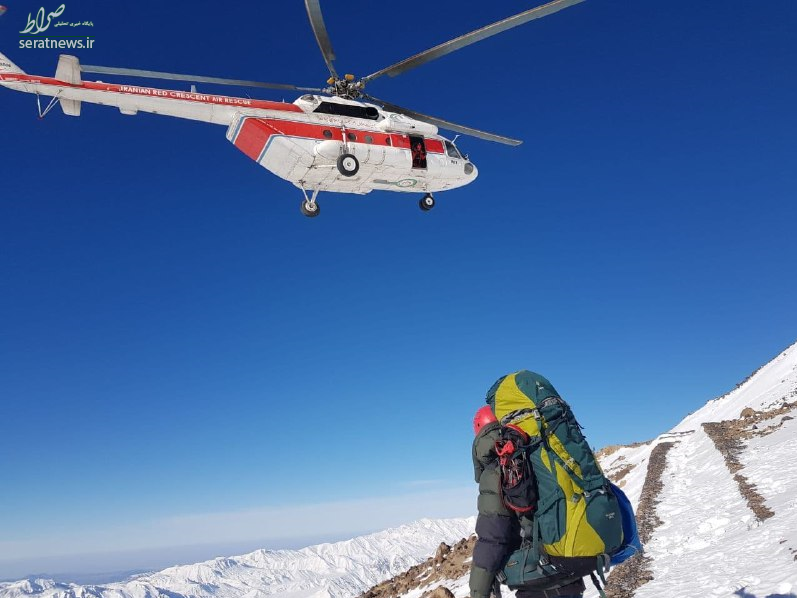 سقوط ۵۰۰ متری یک کوهنورد در دماوند+عکس
