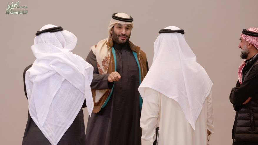 حضور بن سلمان در جلسه دولت با شال قطری+ عکس حضور بن سلمان در جلسه دولت با شال قطری+ عکس