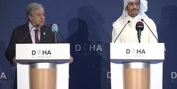 رایزنی گوترش و وزیر خارجه قطر درباره برجام