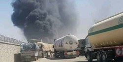 آتش سوزی مخازن سوخت در مرز ایران و افغانستان