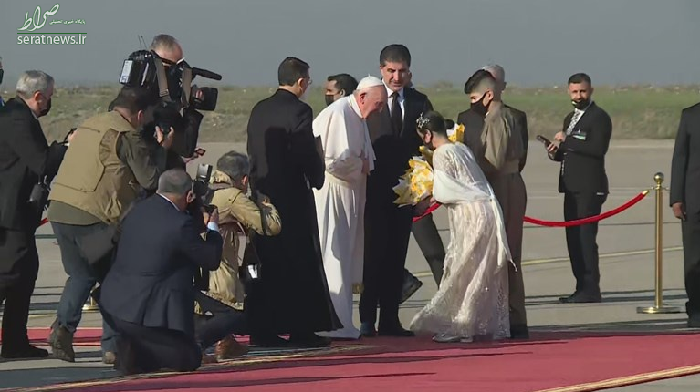 در سفر پاپ به منطقه کردستان عراق چه گذشت؟ +تصاویر