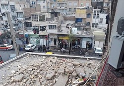 تخریب دیوار‌های منزل مسکونی بر اثر انفجار شدید+ عکس