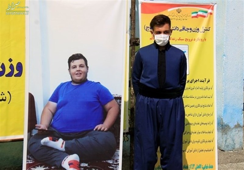 ماجرای خواندنی دانش‌آموزی که ۱۲۳ کیلو وزن کم کرد+ عکس