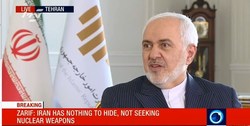 ظریف: ایران چیزی برای مخفی کردن ندارد؛ دنبال ساخت سلاح نیستیم