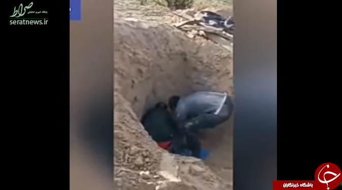 نجات زن ۷۹ ساله که به دست پسر ناخلفش زنده دفن شد! + تصاویر