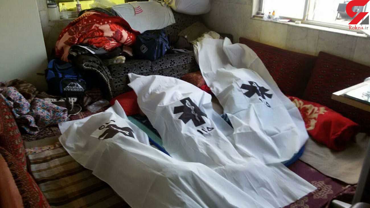 عکسی دردناک از اجساد 3 عضو خانواده اردبیلی