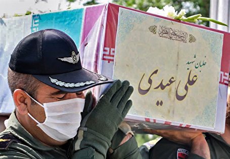 تصاویر / تشییع پیکر شهدای خلبان نیروی انتظامی