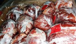 عرضه گوشت منجمد با قیمت ۵۵هزار تومان