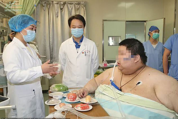 افزایش ۱۰۰ کیلویی وزن جوان ۲۶ ساله چینی در قرنطینه کرونا+عکس