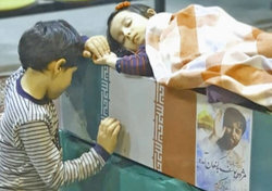 عکس/ مدافع حرمی که در اهواز شهید شد