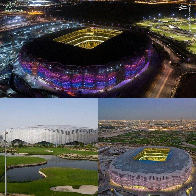 عکس/ سومین ورزشگاه جام جهانی قطر کامل شد