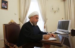 روحانی فرا رسیدن عید مقاومت را به رئیس جمهور لبنان تبریک گفت