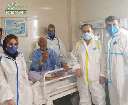پیرمرد ۱۰۹ساله کرونا را شکست داد+عکس پیرمرد ۱۰۹ساله کرونا را شکست داد+عکس