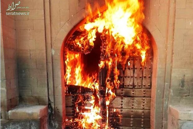 در خانه ۳۰۰ ساله مرعشی شوشتر سوزانده شد