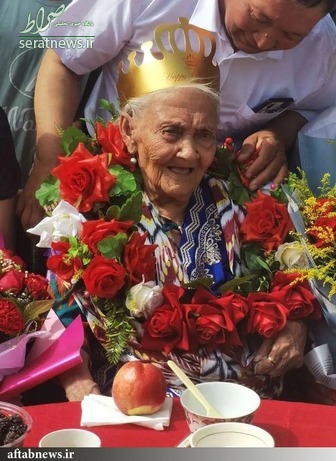 عکس/ جشن تولد ۱۰۴ سالگی پیرترین زن جهان