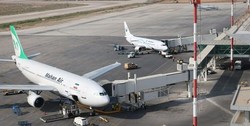 فرود اضطراری هواپیما در فرودگاه شیراز