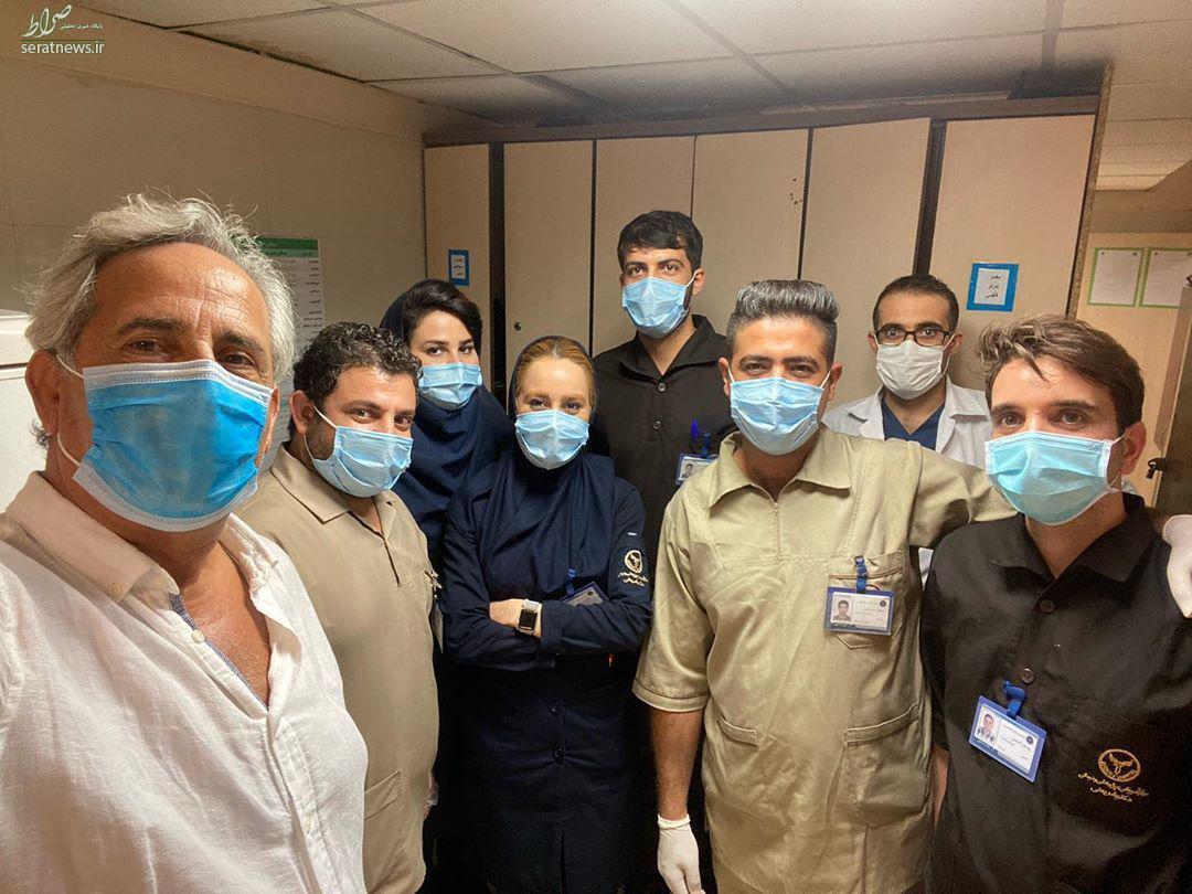 عکس/ «مجید مظفری» در اورژانس بیمارستان