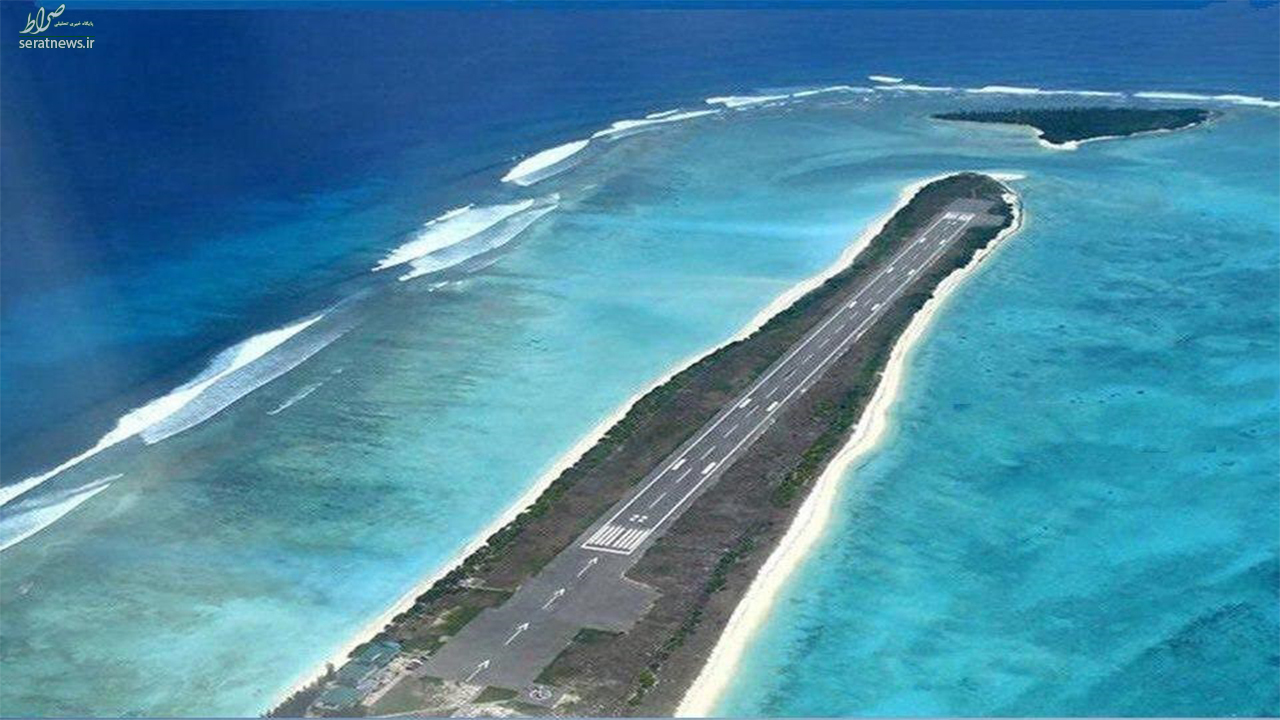عکس/ زیباترین فرودگاه جهان در وسط دریا