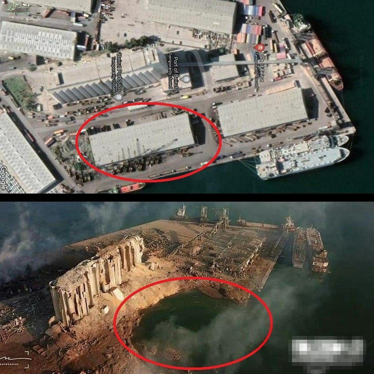 ساحل بیروت از نقشه حذف شد! + عکس