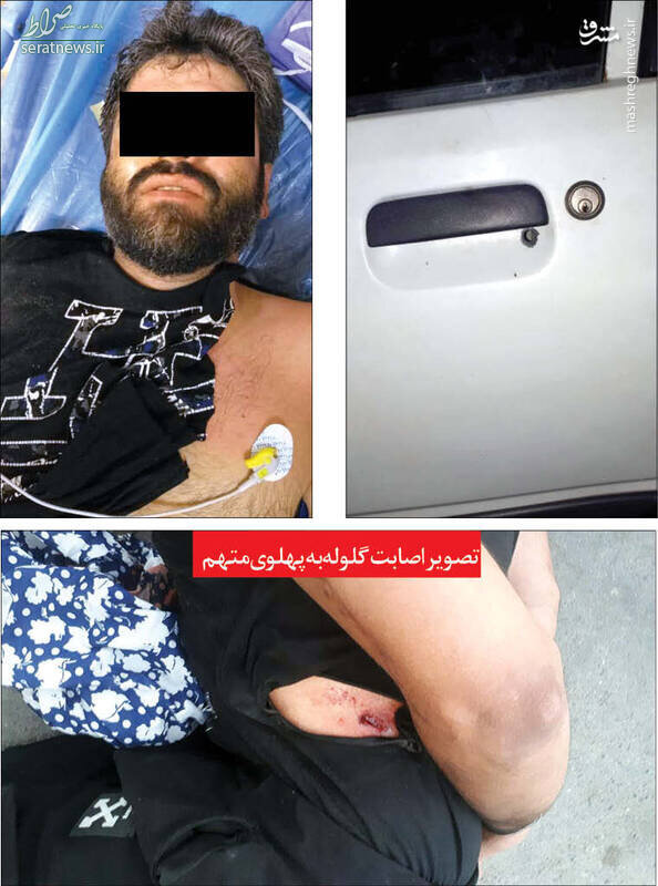 فرار جنون آمیز سارق با شلیک پلیس پایان یافت+ عکس فرار جنون آمیز سارق با شلیک پلیس پایان یافت+ عکس