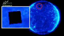 ضبط تصاویر یک شیء ناشناس در اطراف خورشید