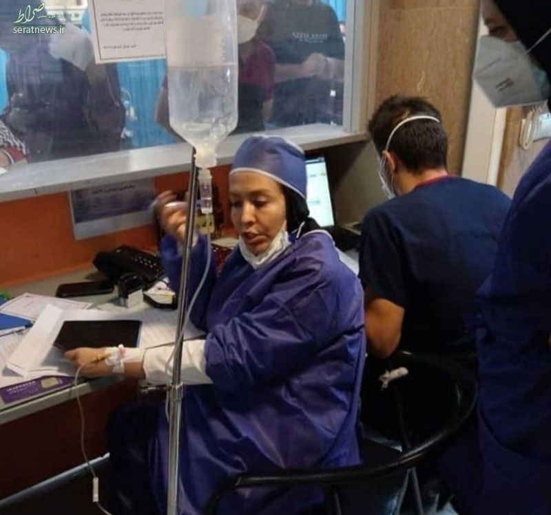عکس/ تصویری از پرستار ایرانی که همه را شوکه کرد!