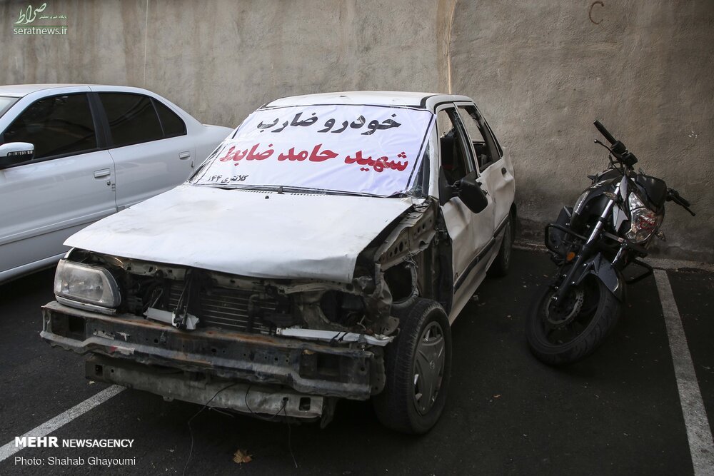 عکس/ خودروی ضارب شهید حامد ضابط