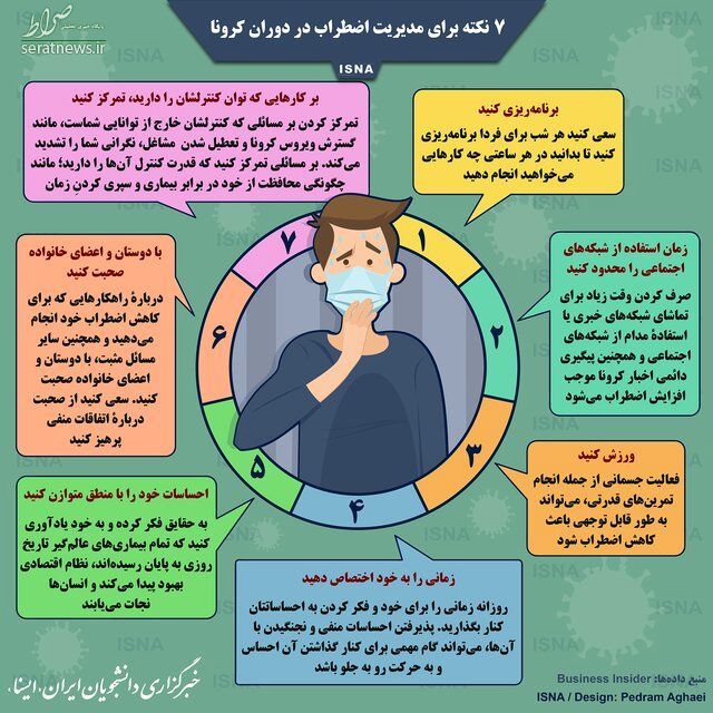 اینفوگرافیک/ این ۷ نکته را در دوران کرونا جدی بگیرید! اینفوگرافیک/ این ۷ نکته را در دوران کرونا جدی بگیرید!