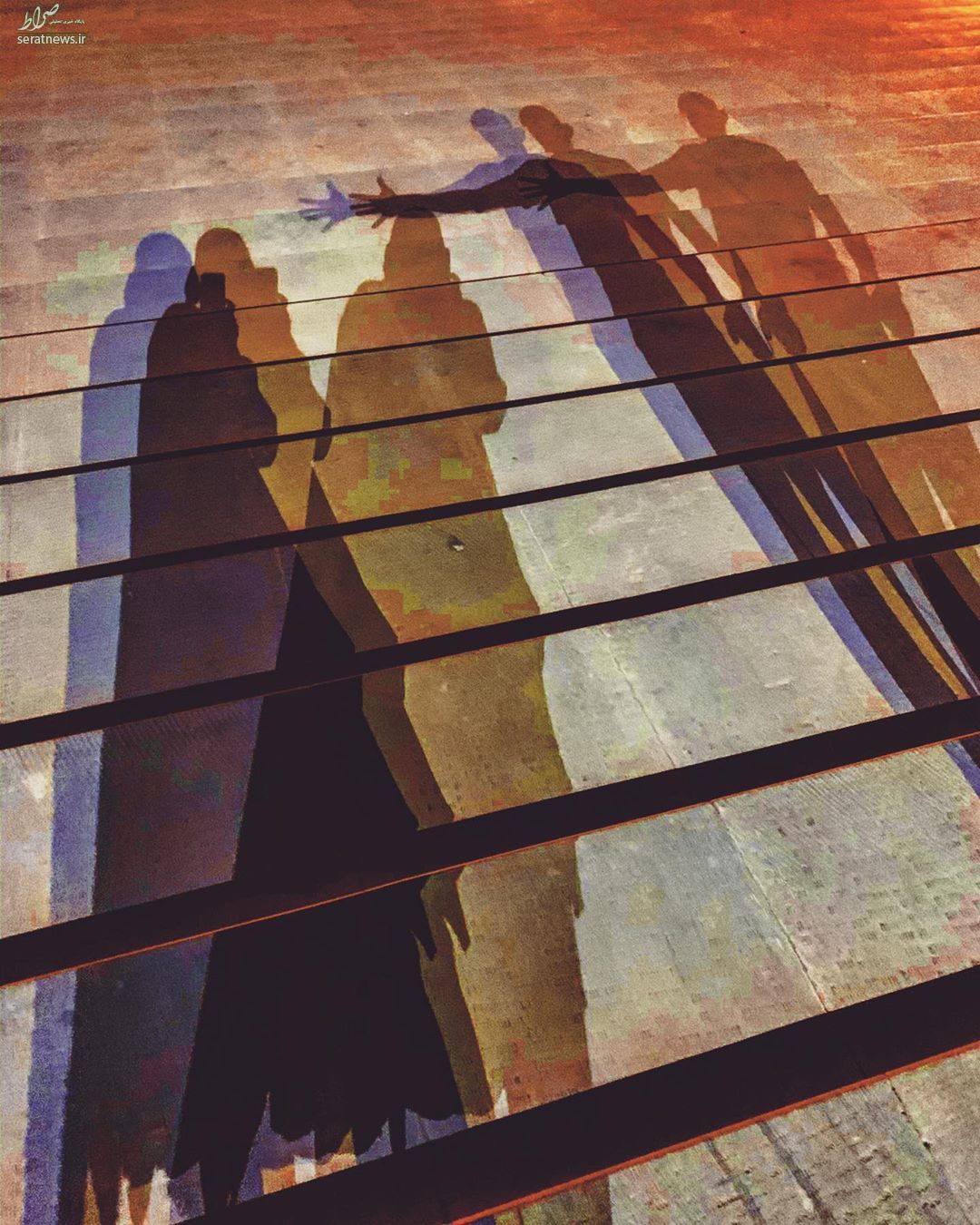 عکس/ «هانیه توسلی» و سایه بازی شبانه اش