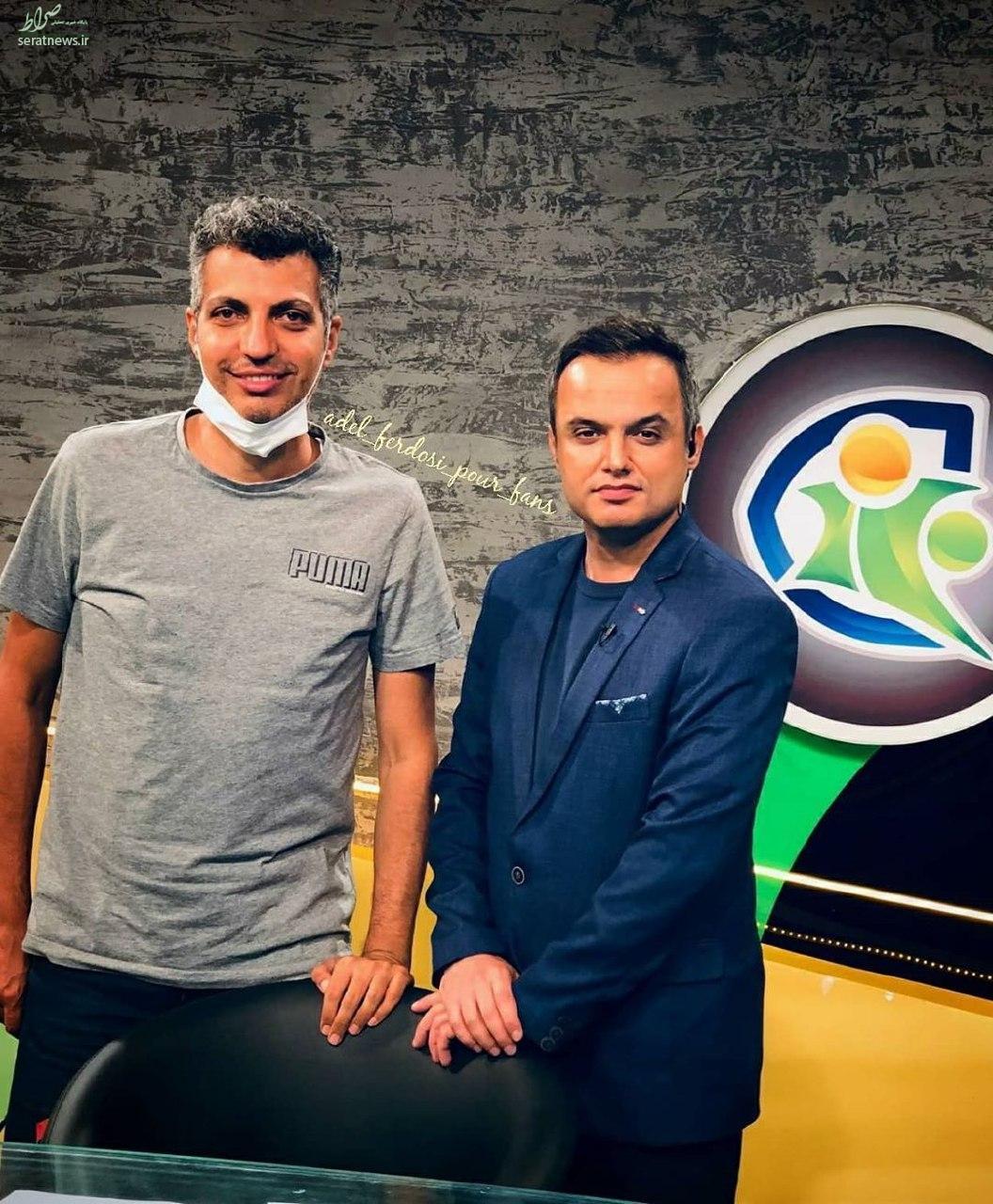 عکس/ جدیدترین عکس از عادل فردوسی‌پور در شبکه ورزش