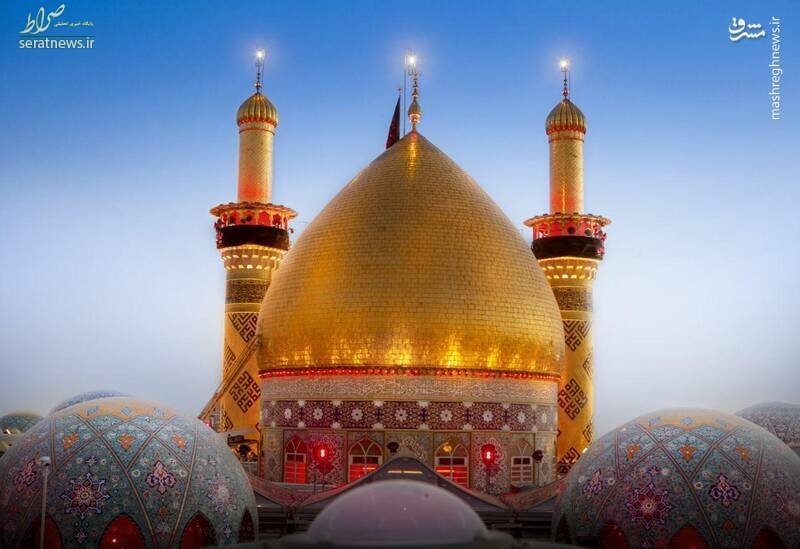 عکس/ نمایی زیبا از گنبد حرم حضرت اباالفضل (ع)