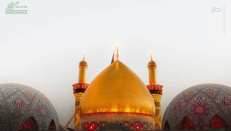عکس/ نمایی زیبا از گنبد حرم حضرت اباالفضل (ع)