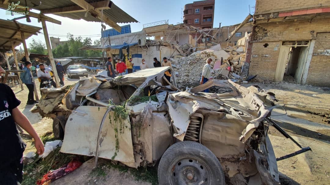 انفجار گاز و کرونا در بازارچه عامری/ آمار ضد و نقیض از کشته‌ها+ عکس