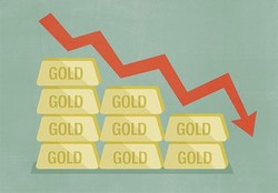 ادامه سقوط قیمت فلز زرد در بازار جهانی