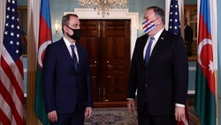 دیدار وزیران خارجه جمهوری آذربایجان و ارمنستان با وزیر خارجه آمریکا