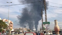 وقوع آتش‌سوزی گسترده در خط لوله نفت در شمال لبنان