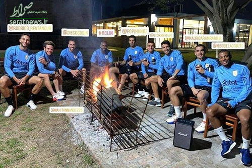 عکسی که اردوی تیم ملی اروگوئه را به هم ریخت