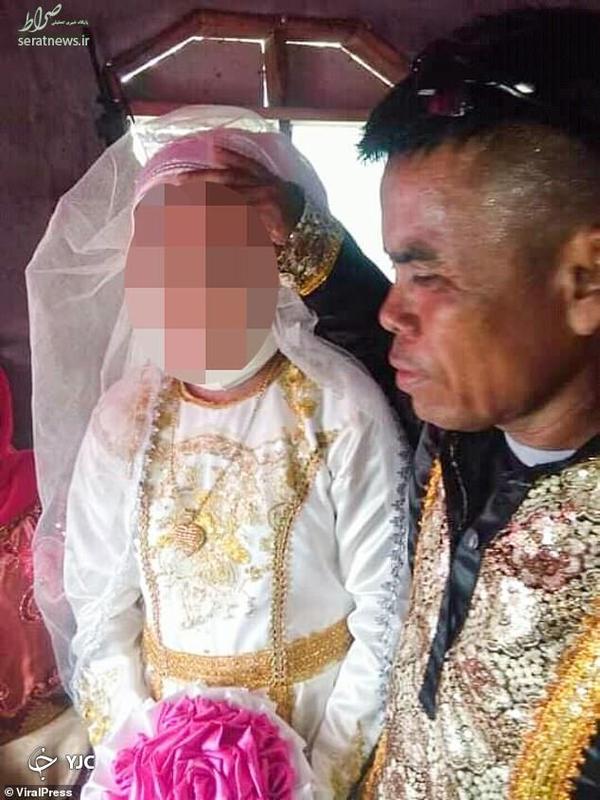 ازدواج مرد ۴۸ ساله با دختر ۱۳ ساله!+ عکس