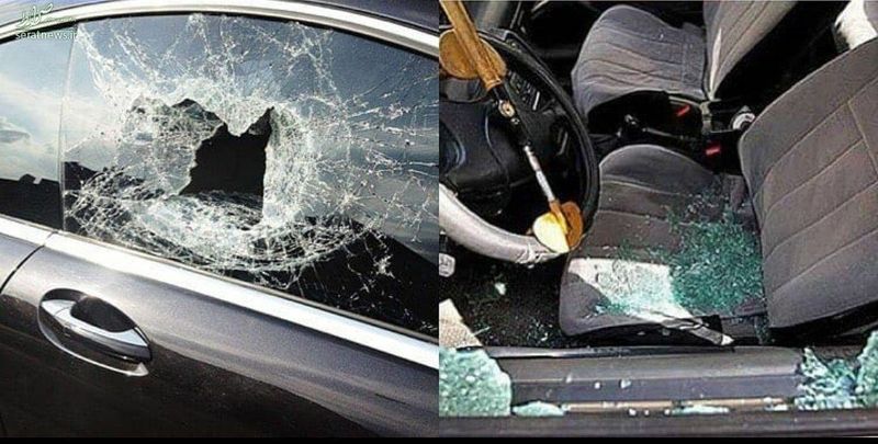 عکس/ حمله به خودروی رسول پناه