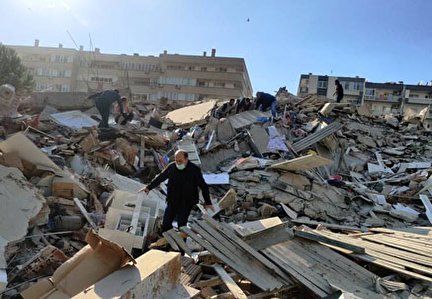 شدت زلزله ترکیه را در این ویدیو ببینید