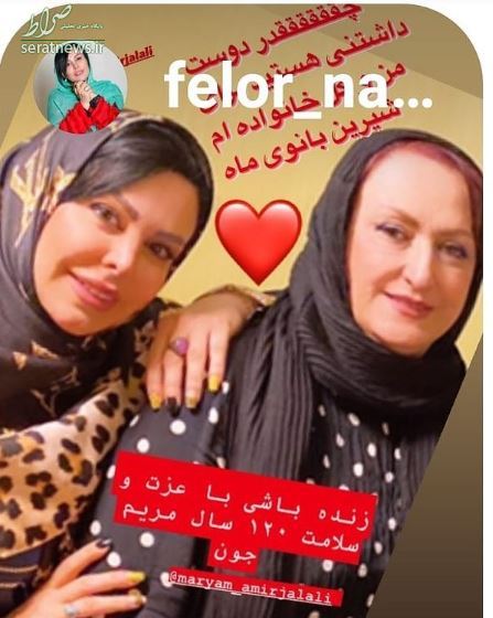 عکس/ واکنش نامحترمانه «مریم امیرجلالی» به حواشی «شام ایرانی»