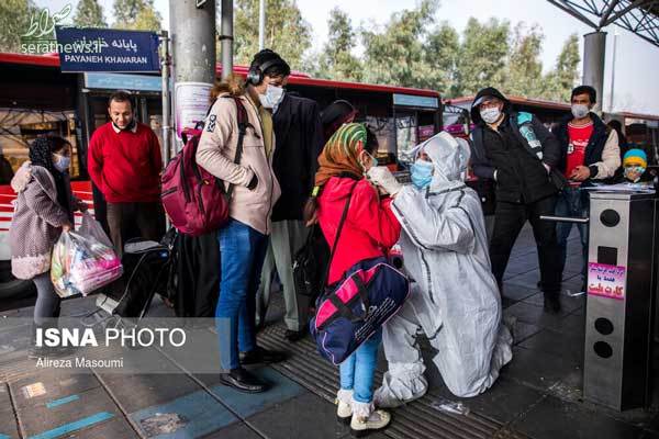 تصویری از پویش مردمی مقابله با کرونا در تهران