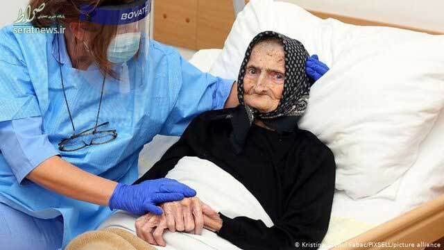 بیمار ۹۹ساله کرونا را شکست داد+عکس