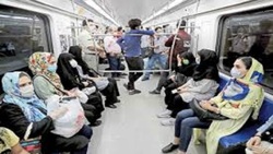 افزایش ۴۰ درصدی مسافران متروی تهران نسبت به هفته گذشته
