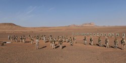 تمرینات مشترک عربستان و آمریکا در منطقه شمالی عربستان