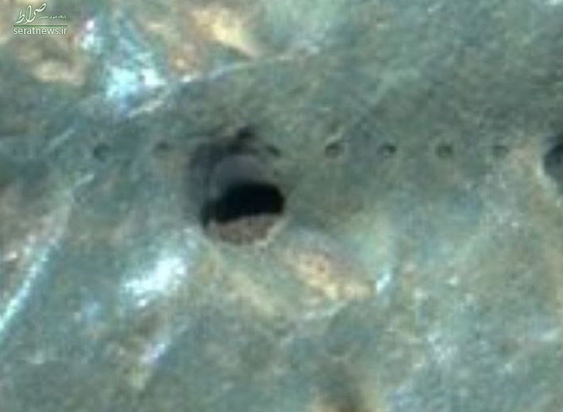 کشف یک سنگ عجیب در سطح مریخ + عکس