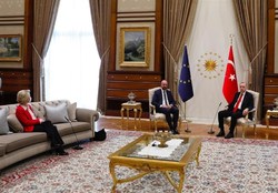 جنجال بر سر تشریفات دیدار اردوغان با سران اتحادیه اروپا