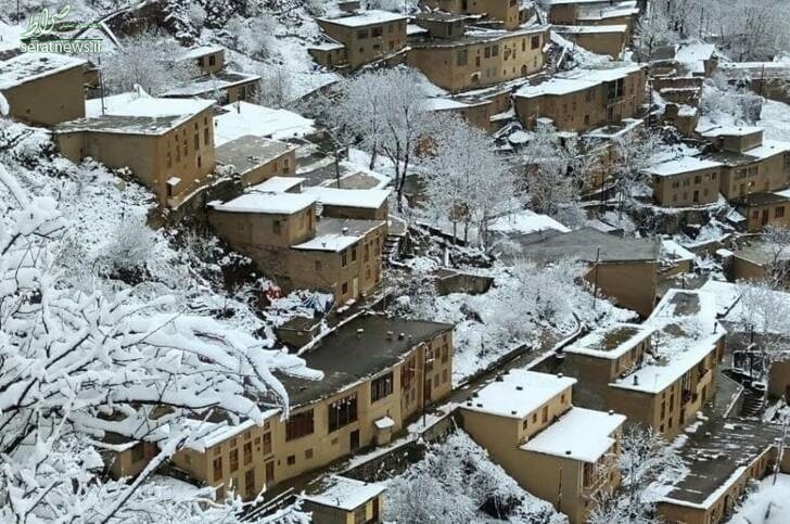 عکس/ رنگ زمستانی ماسوله زیبا